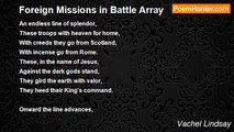 Vachel Lindsay - Foreign Missions in Battle Array