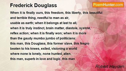 Robert Hayden - Frederick Douglass