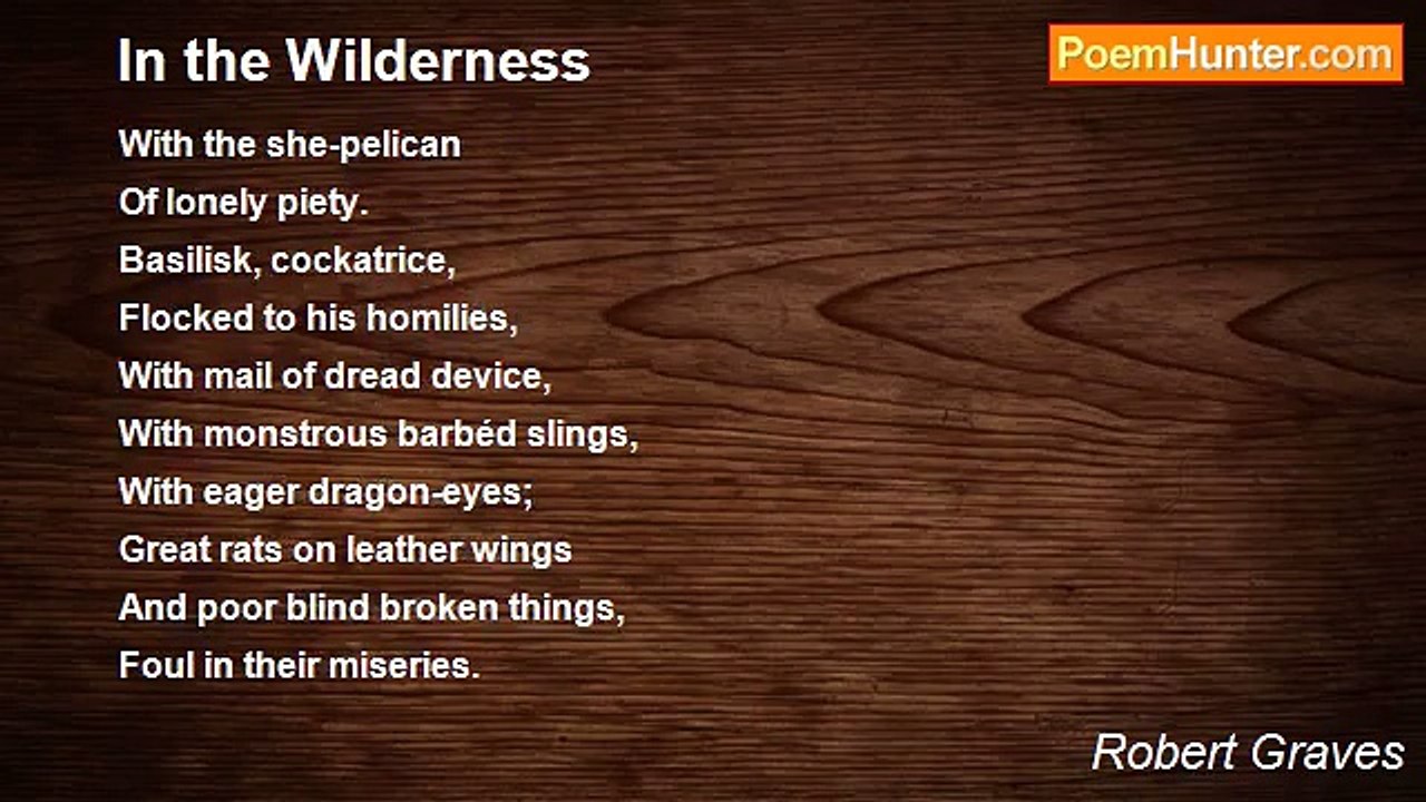 Robert Graves - In the Wilderness