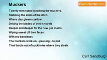 Carl Sandburg - Muckers
