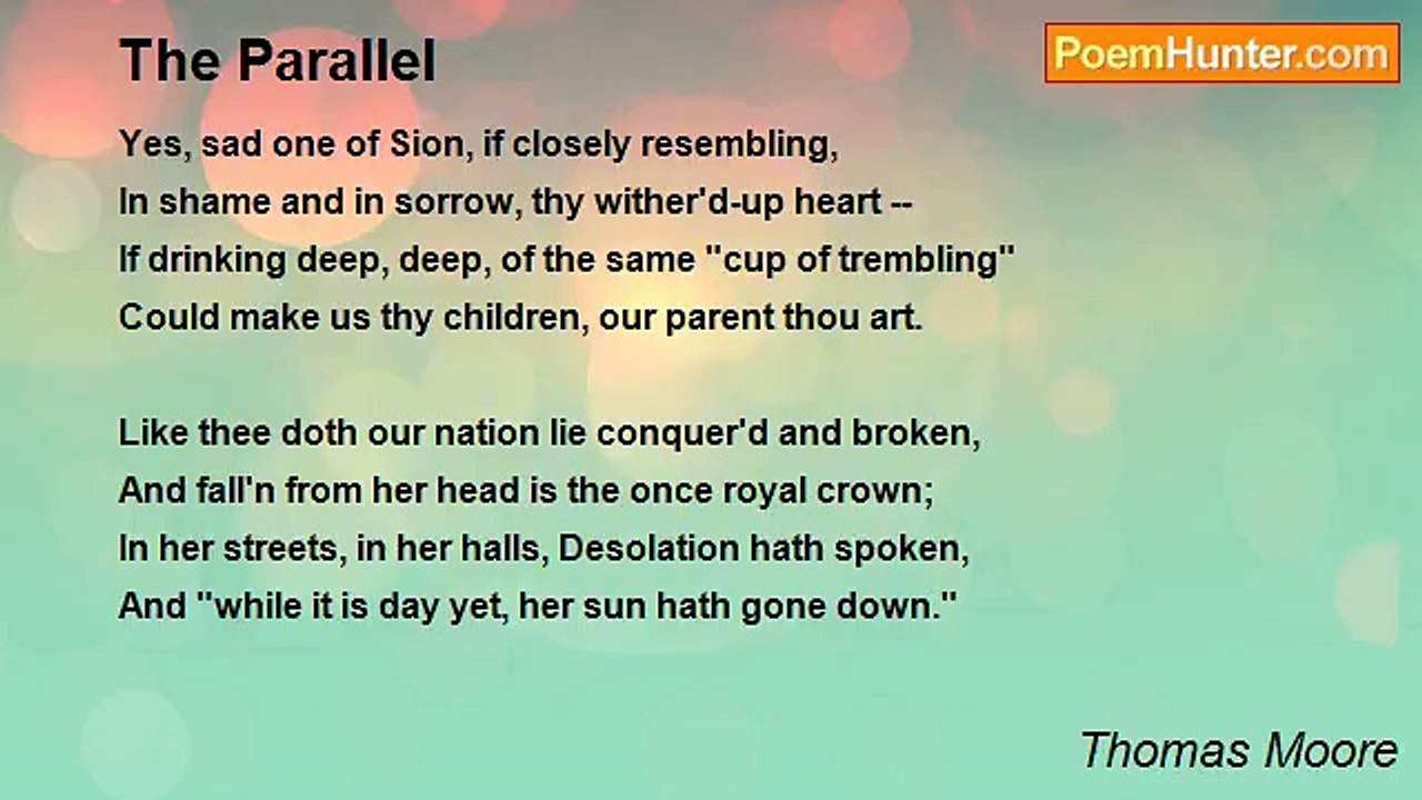 Thomas Moore - The Parallel