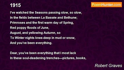 Robert Graves - 1915