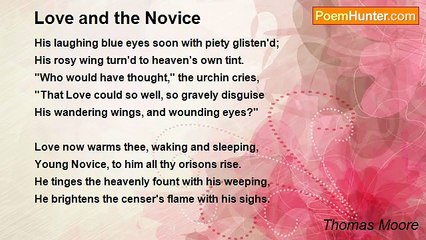 Thomas Moore - Love and the Novice