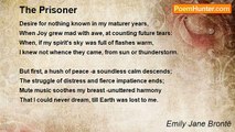 Emily Jane Brontë - The Prisoner