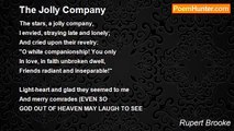 Rupert Brooke - The Jolly Company