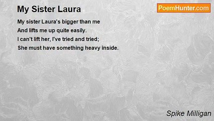 Spike Milligan - My Sister Laura