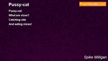 Spike Milligan - Pussy-cat