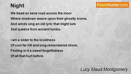 Lucy Maud Montgomery - Night