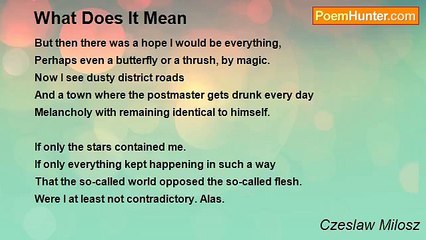 Unveiling the Depths of Czesław Miłosz's Poetry ✨