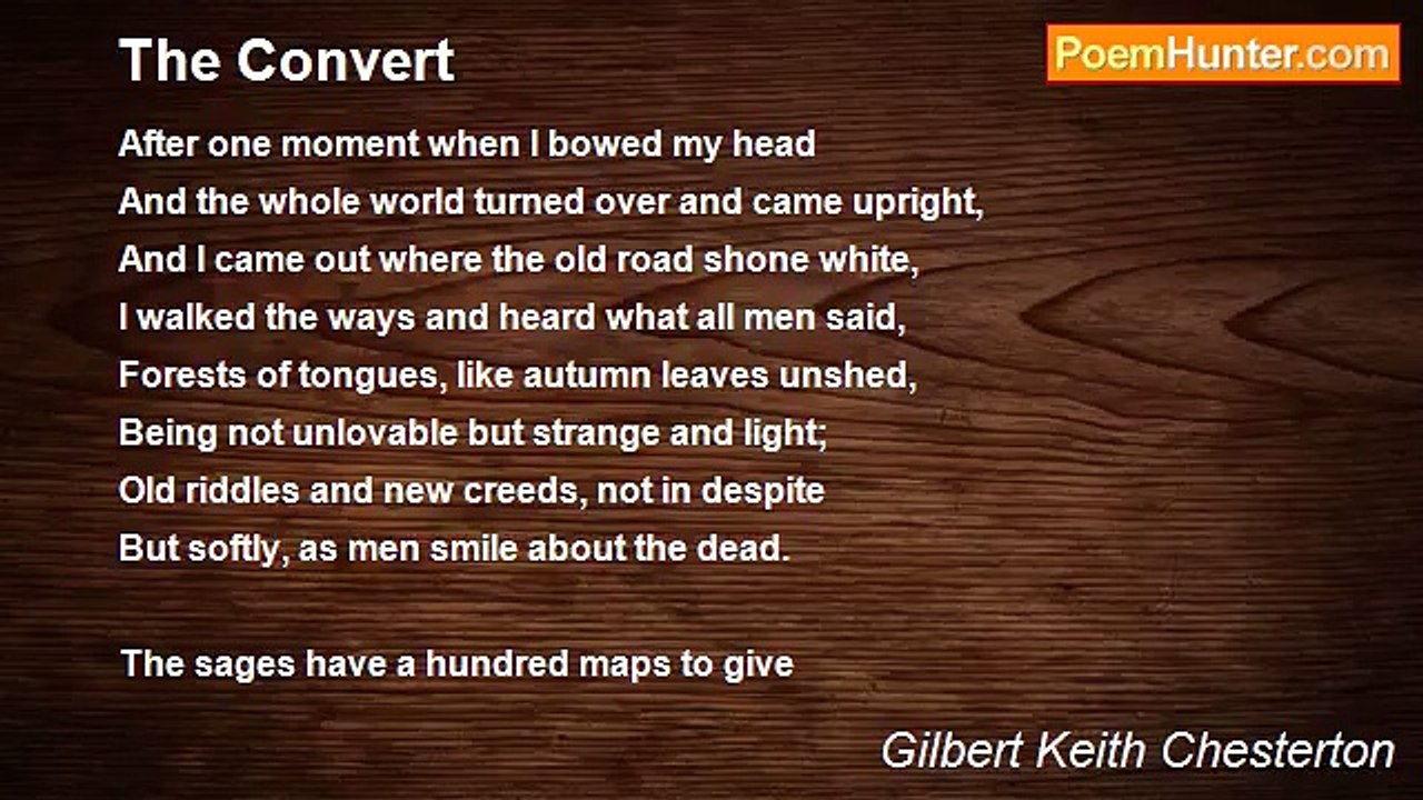 Gilbert Keith Chesterton - The Convert
