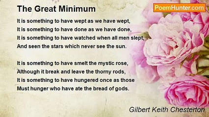 Gilbert Keith Chesterton - The Great Minimum