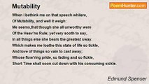 Edmund Spenser - Mutability