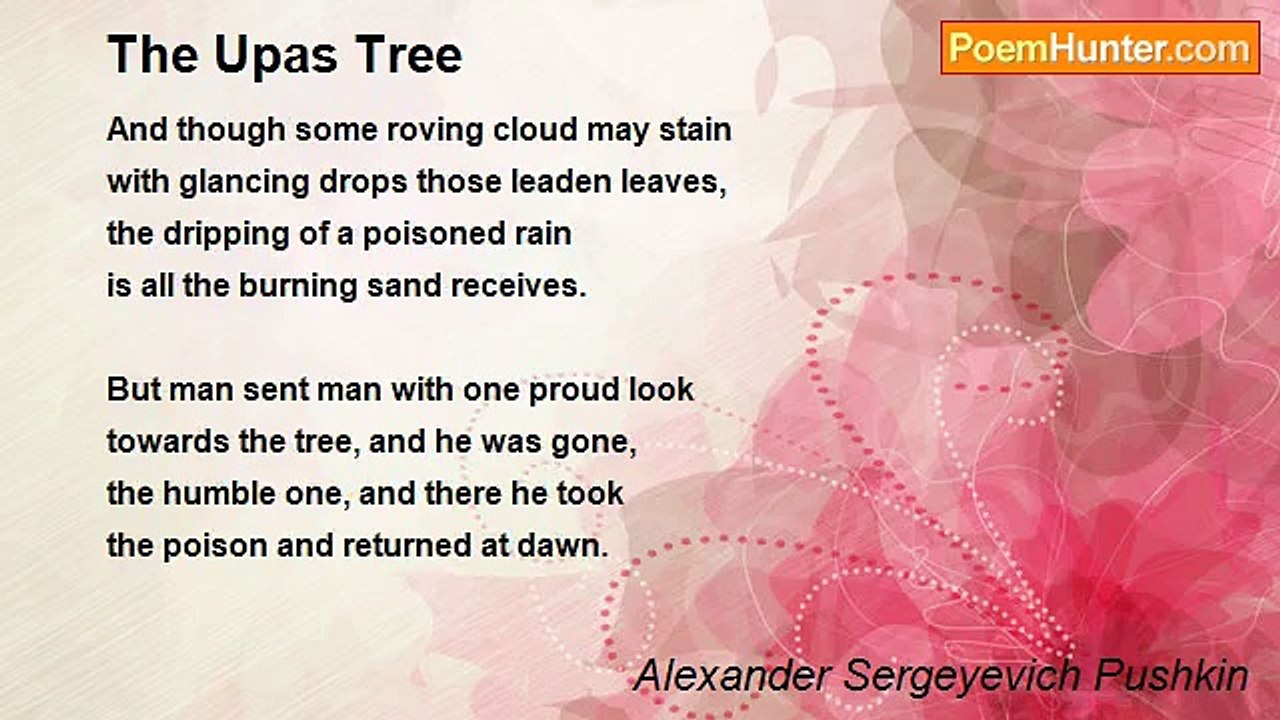 Alexander Sergeyevich Pushkin - The Upas Tree