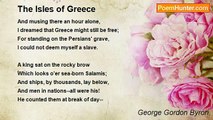 George Gordon Byron - The Isles of Greece