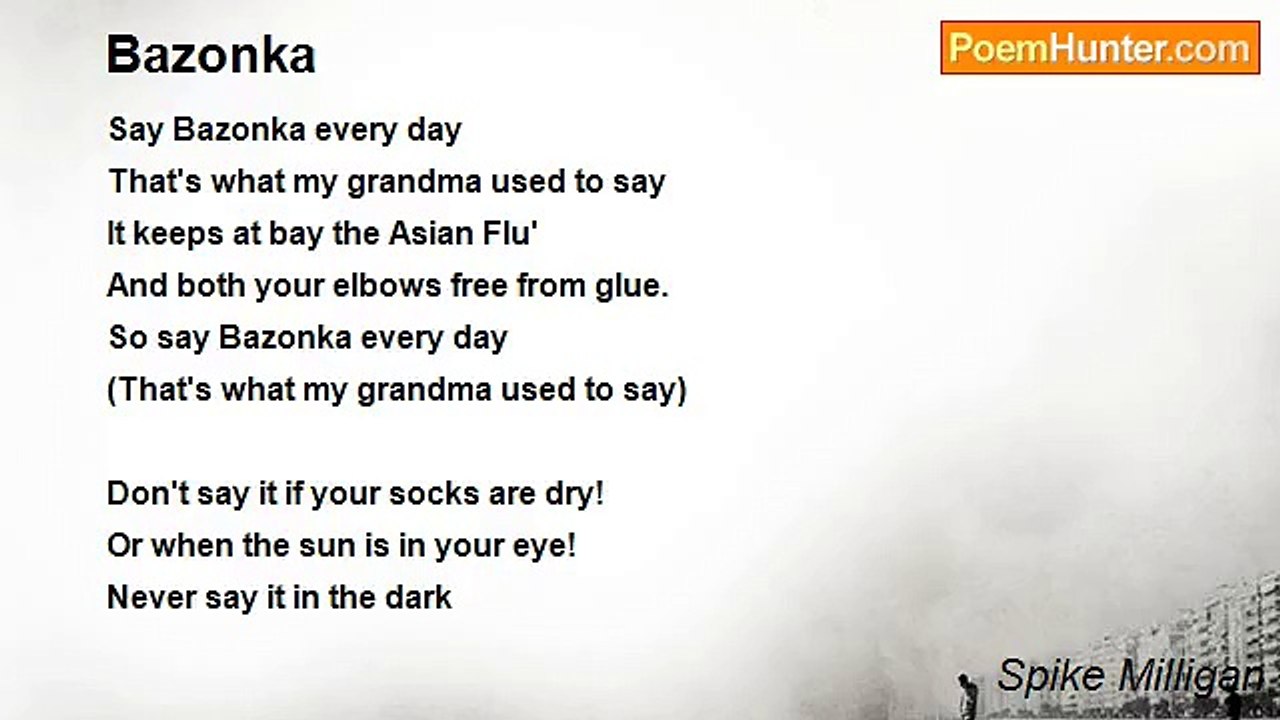 Spike Milligan - Bazonka