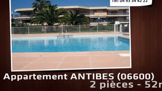 A vendre - appartement - ANTIBES (06600) - 2 pièces - 52m²