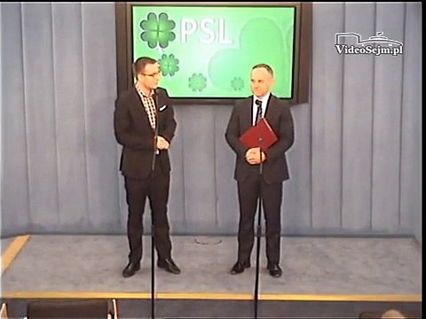 Poseł Artur Bramora - konferencja z 6 listopada 2014 r.