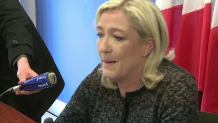 Marine Le Pen réagit à la prestation de François Hollande