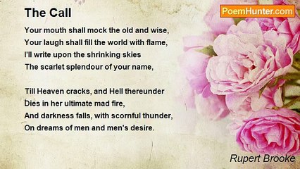 Rupert Brooke - The Call