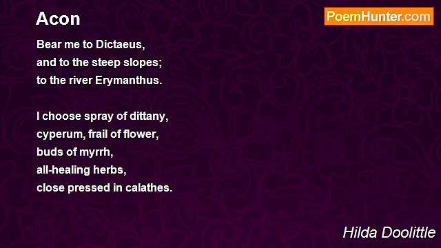 Hilda Doolittle - Acon
