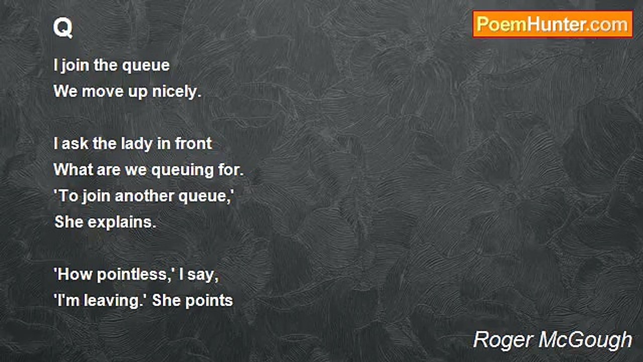 Roger McGough - Q