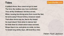 Helen Hunt Jackson - Tides