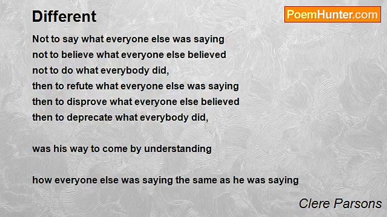 Clere Parsons - Different