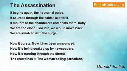 Donald Justice - The Assassination