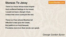 George Gordon Byron - Stanzas To Jessy