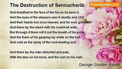 George Gordon Byron - The Destruction of Sennacherib