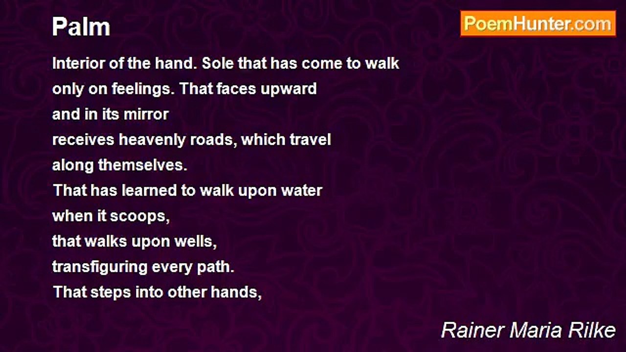 Rainer Maria Rilke - Palm