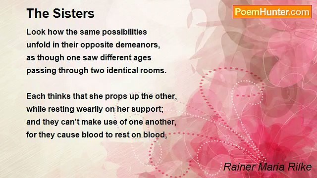 Rainer Maria Rilke - The Sisters