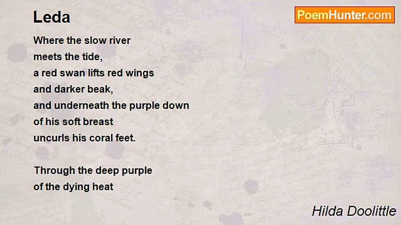 Hilda Doolittle - Leda