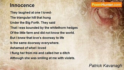 Patrick Kavanagh - Innocence