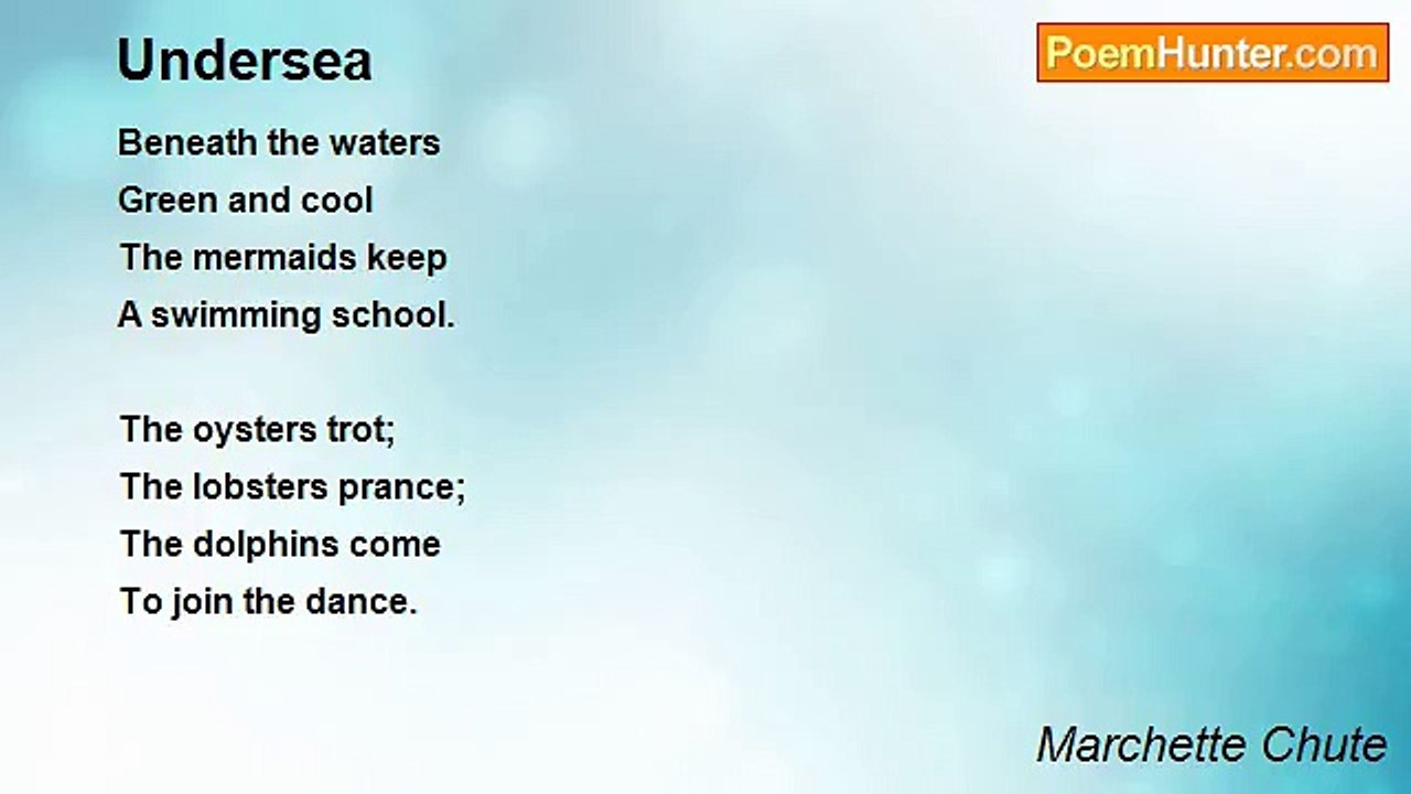 Marchette Chute - Undersea