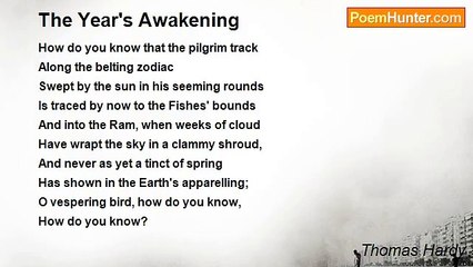 Thomas Hardy - The Year's Awakening