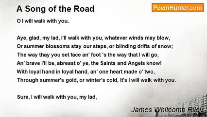James Whitcomb Riley - A Song of the Road