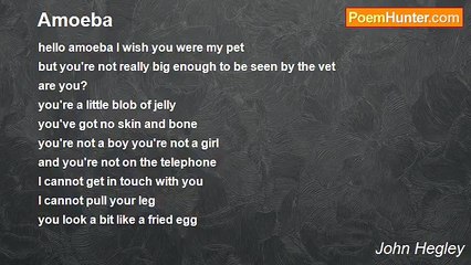 John Hegley - Amoeba