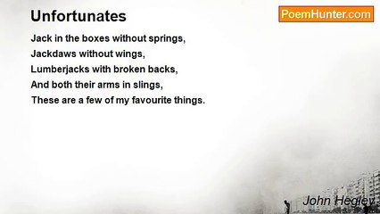 John Hegley - Unfortunates