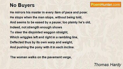 Thomas Hardy - No Buyers