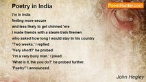 John Hegley - Poetry in India