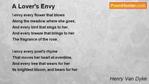 Henry Van Dyke - A Lover's Envy