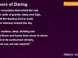 Henry Van Dyke - Doors of Daring