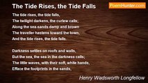 Henry Wadsworth Longfellow - The Tide Rises, the Tide Falls