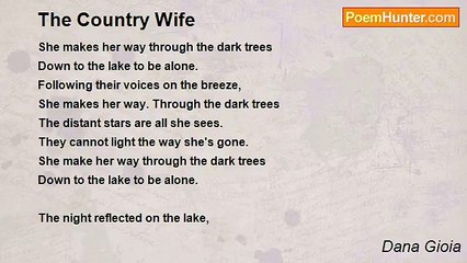 Dana Gioia - The Country Wife