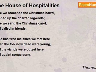 Thomas Hardy - The House of Hospitalities