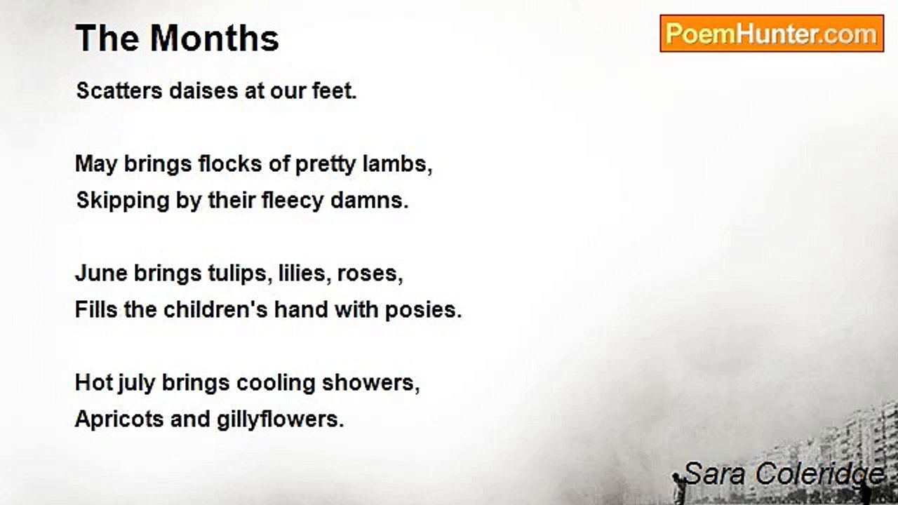 Sara Coleridge - The Months