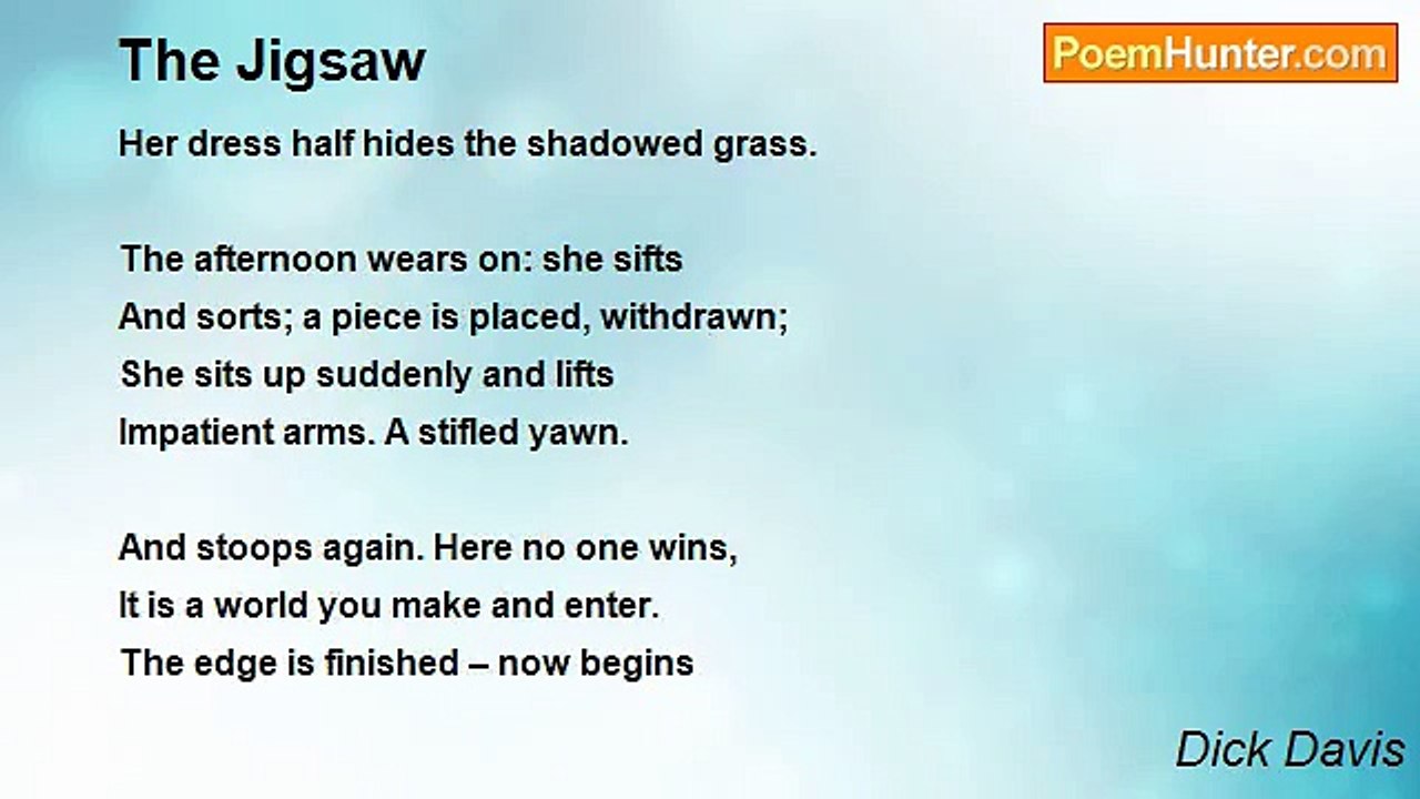 Dick Davis - The Jigsaw