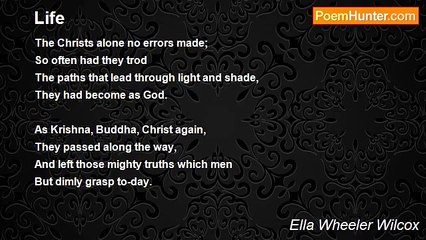 Ella Wheeler Wilcox - Life