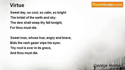 George Herbert - Virtue